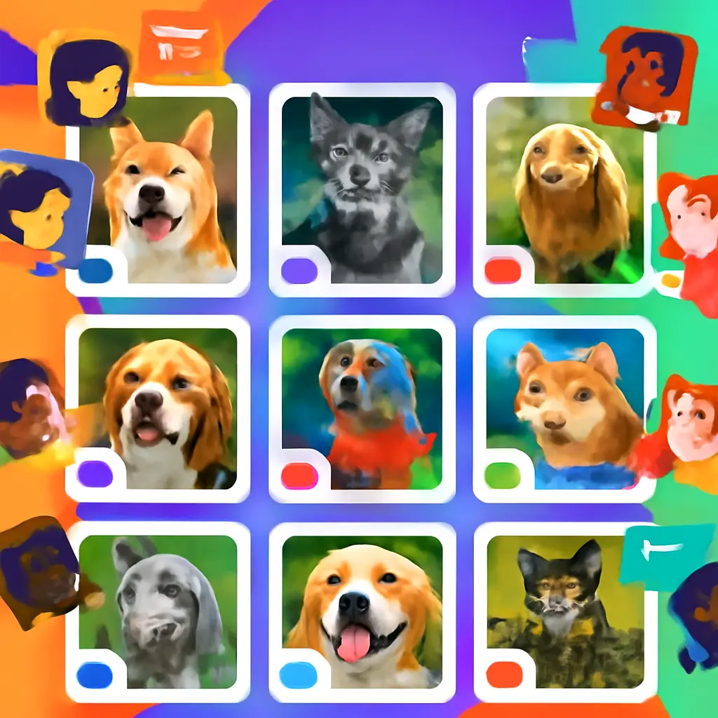 Active cute animal forum community Members of a cute animal forum engaged in a lively discussion with photos and helpful replies