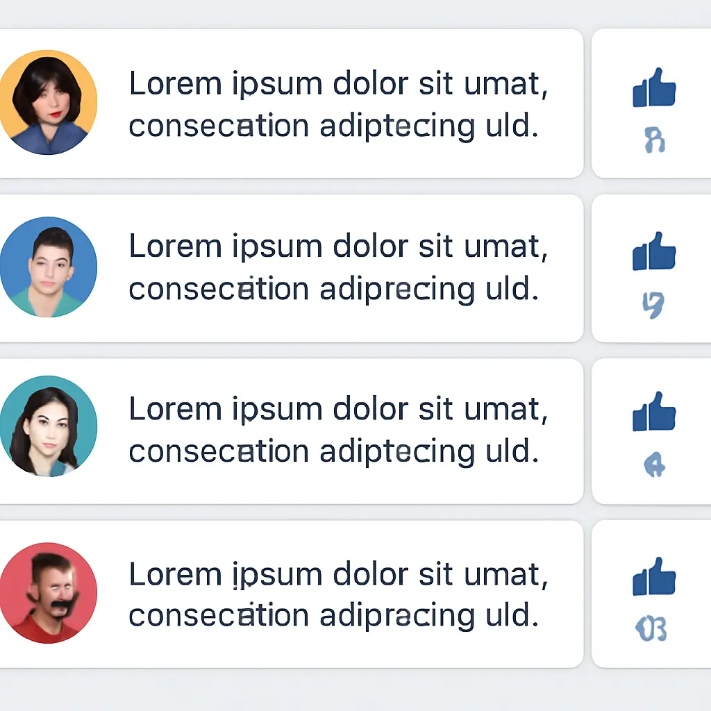 Examples of forum replies and upvotes for pet posts